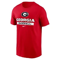 Nike Georgia Bulldogs Baseball T-Shirt