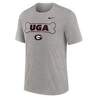 Nike Georgia Bulldogs Campus Local Tri-Blend T-Shirt