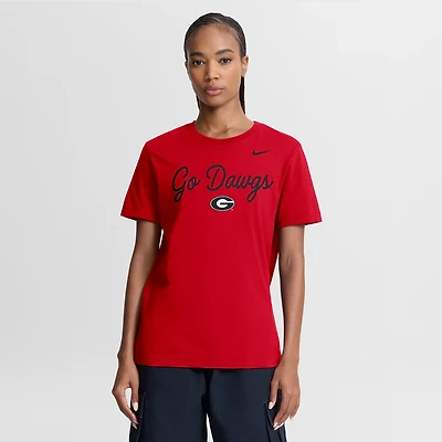Nike Georgia Bulldogs Script Mantra Logo T-Shirt