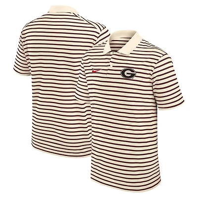 Nike Georgia Bulldogs Solid Foundation Striped Performance Polo