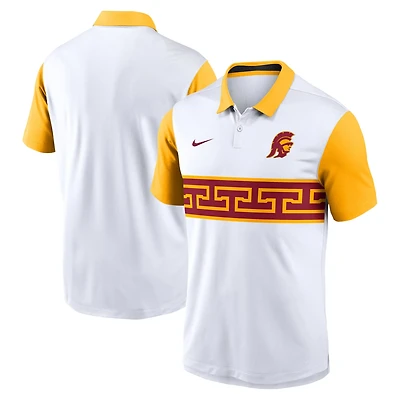 Nike Gold USC Trojans Athletic Prep Alt Logo Vapor Performance Polo