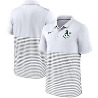 Nike /Gray Oakland Athletics Home Plate Striped Polo
