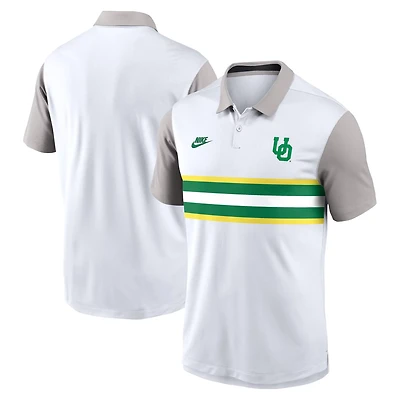 Nike Gray Oregon Ducks Athletic Prep Legacy Logo Vapor Dri-FIT Polo