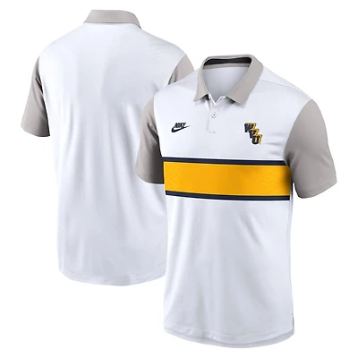 Nike Gray West Virginia Mountaineers Athletic Prep Legacy Logo Vapor Performance Polo