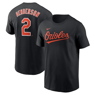 Nike Gunnar Henderson Baltimore Orioles Fuse Name  Number T-Shirt