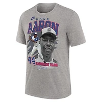 Nike Hank Aaron Atlanta Braves Cooperstown Collection Player Local T-Shirt