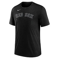 Nike Heather Boston Red Sox Lights Out Tri-Blend T-Shirt