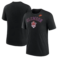 Nike Heather Clemson Tigers Legacy Arch Tri-Blend T-Shirt
