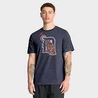 Nike Heather Detroit Tigers Cooperstown Logo Tri-Blend T-Shirt