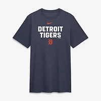 Nike Heather Detroit Tigers Stacked Tri-Blend T-Shirt