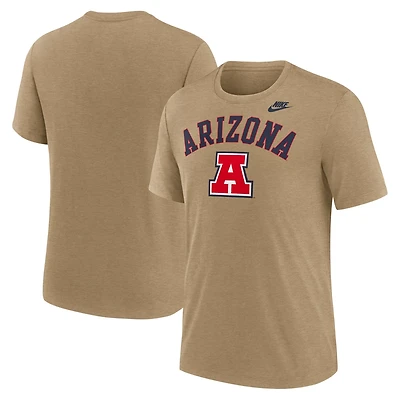 Nike Heather Light Arizona Wildcats Legacy Arch Tri-Blend T-Shirt