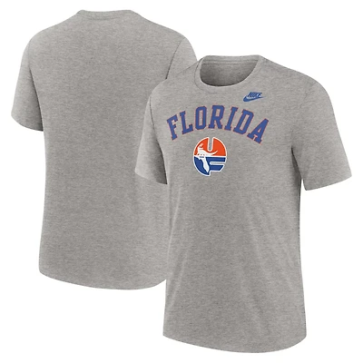 Nike Heather Light Florida Gators Legacy Arch Tri-Blend T-Shirt