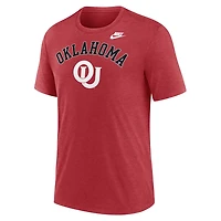 Nike Heather Oklahoma Sooners Legacy Arch Tri-Blend T-Shirt