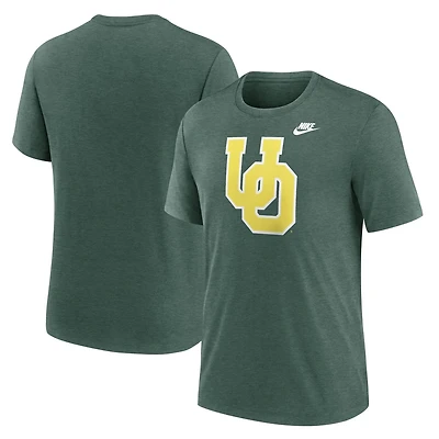 Nike Heather Oregon Ducks Blitz Legacy Primary Tri-Blend T-Shirt