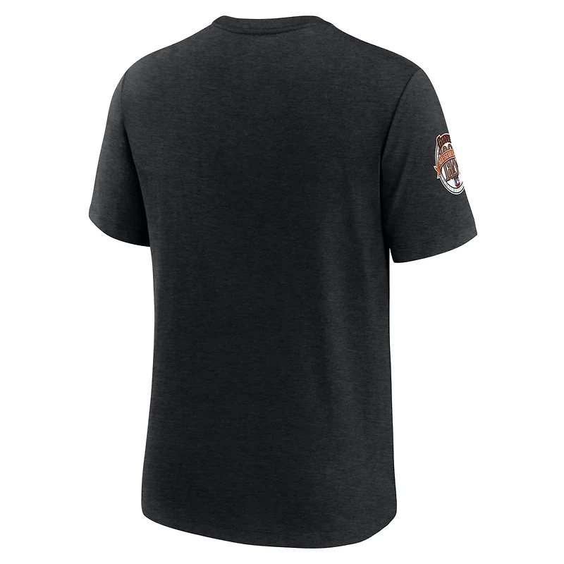 Nike Heather San Francisco Giants Cooperstown Collection Eras Tri-Blend T-Shirt