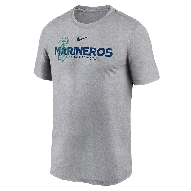 Nike Heathered Charcoal Seattle Mariners Local Rep Legend Performance T-Shirt