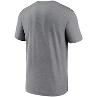 Nike Heathered Gray Washington Nationals Local Logo Legend T-Shirt