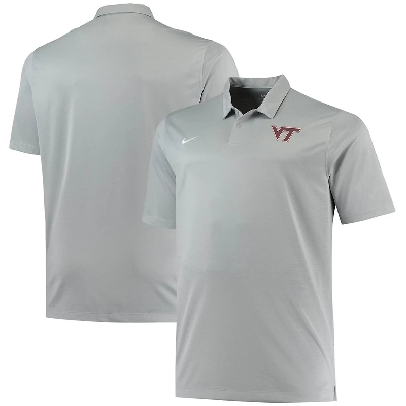 Nike Heathered Virginia Tech Hokies Big  Tall Performance Polo