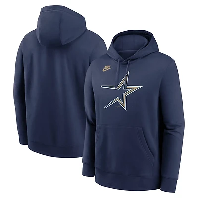 Nike Houston Astros Cooperstown Collection Logo Club Pullover Hoodie