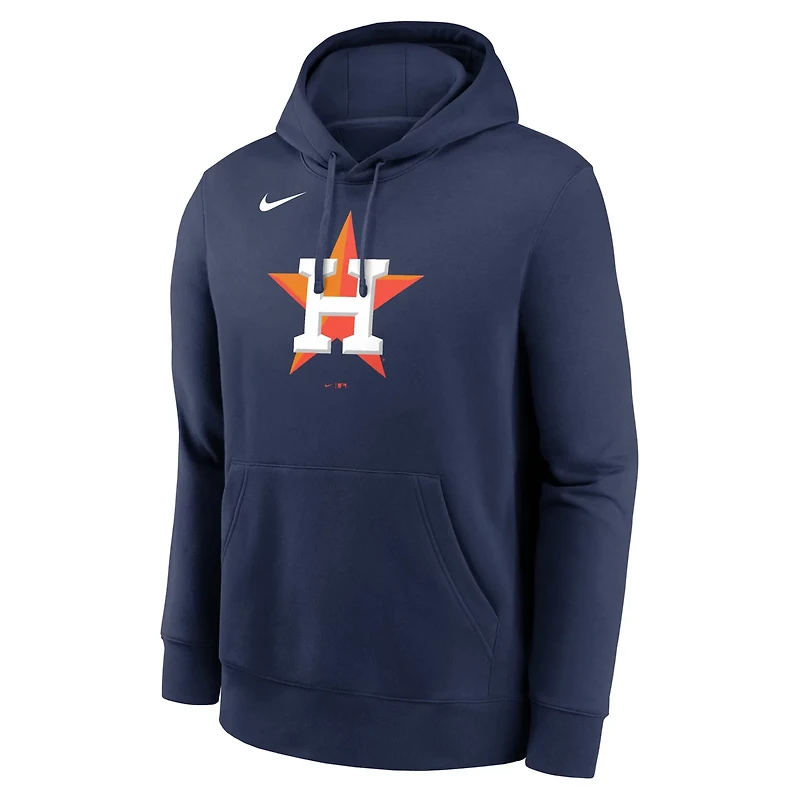 Nike Houston Astros Logo Club Fleece Pullover Hoodie
