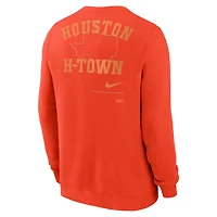 Nike Houston Astros Statement Ball Game Fleece Pullover Sweatshirt