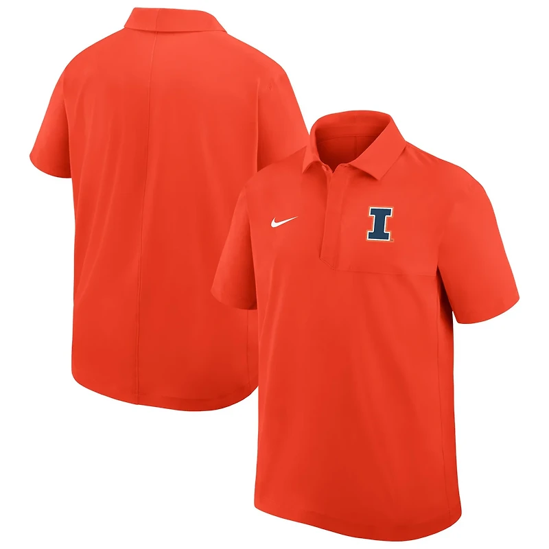 Nike Illinois Fighting Illini Woven Polo