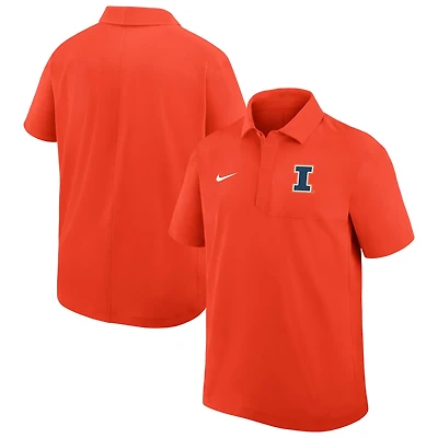 Nike Illinois Fighting Illini Woven Polo