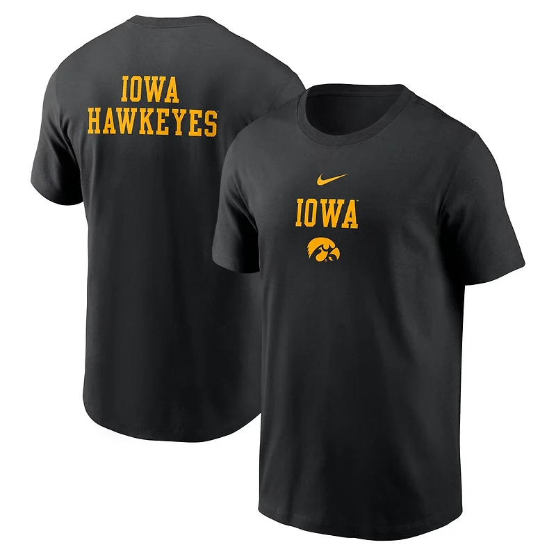 Nike Iowa Hawkeyes 2-Hit Stacked T-Shirt