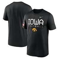 Nike Iowa Hawkeyes 2024 Military Appreciation Legend Performance T-Shirt