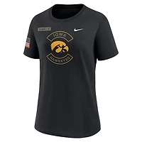 Nike Iowa Hawkeyes 2025 Military Appreciation Dri-FIT T-Shirt