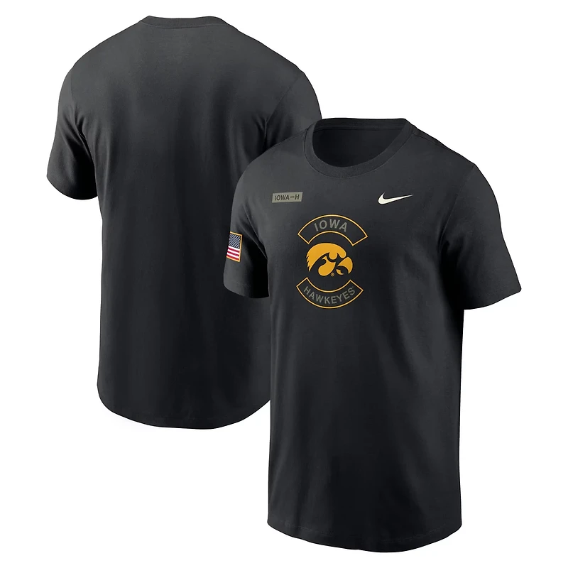 Nike Iowa Hawkeyes 2025 Military Appreciation Performance T-Shirt