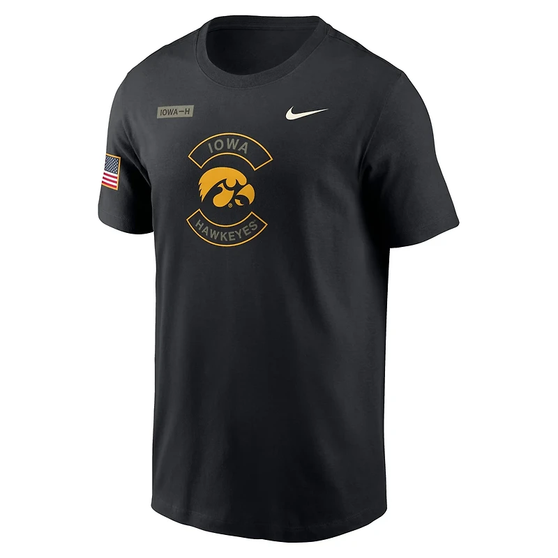 Nike Iowa Hawkeyes 2025 Military Appreciation Performance T-Shirt