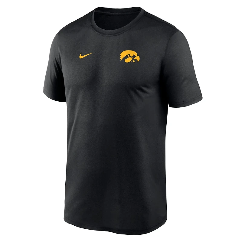 Nike Iowa Hawkeyes 2025 Sideline Small Logo Legend Performance T-Shirt