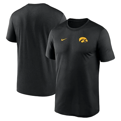 Nike Iowa Hawkeyes 2025 Sideline Small Logo Legend Performance T-Shirt