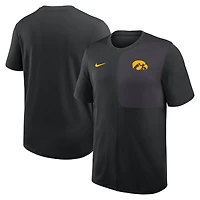 Nike Iowa Hawkeyes 2025 Sideline UV Performance Coach T-Shirt