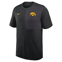 Nike Iowa Hawkeyes 2025 Sideline UV Performance Coach T-Shirt
