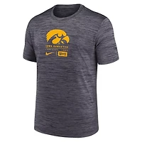 Nike Iowa Hawkeyes Campus Center Block Velocity Performance T-Shirt