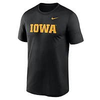 Nike Iowa Hawkeyes Primetime Legend Wordmark T-Shirt