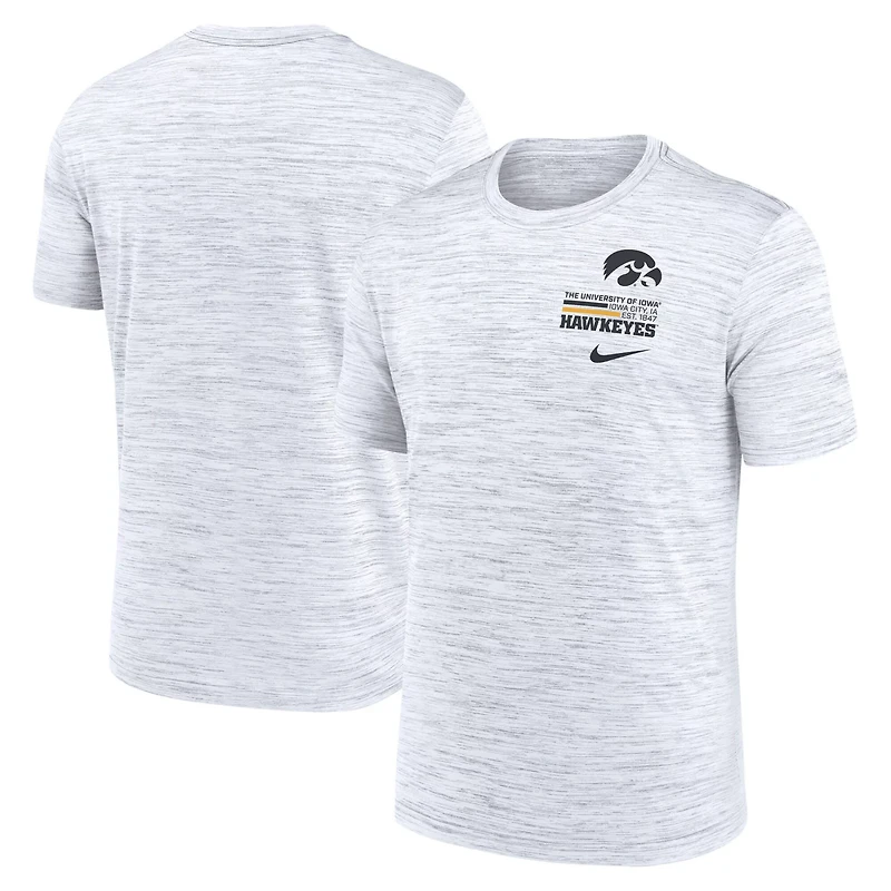 Nike Iowa Hawkeyes Velocity Stacked Dri-FIT T-Shirt