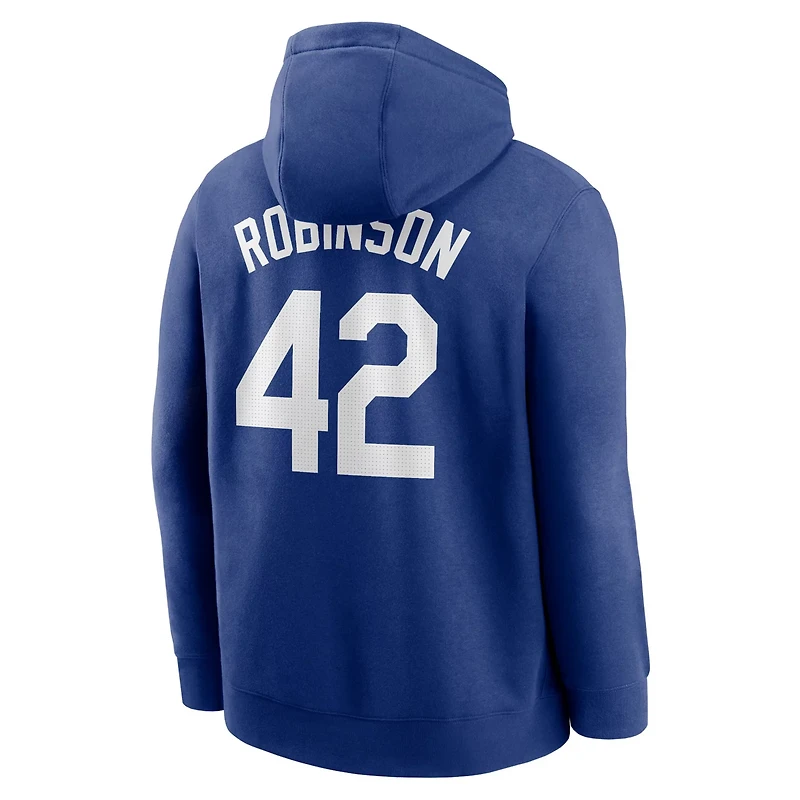 Nike Jackie Robinson Brooklyn Dodgers Player Name  Number Club Pullover Hoodie