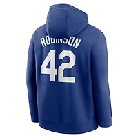 Nike Jackie Robinson Brooklyn Dodgers Player Name  Number Club Pullover Hoodie