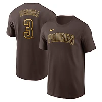 Nike Jackson Merrill San Diego Padres Fuse Name  Number T-Shirt