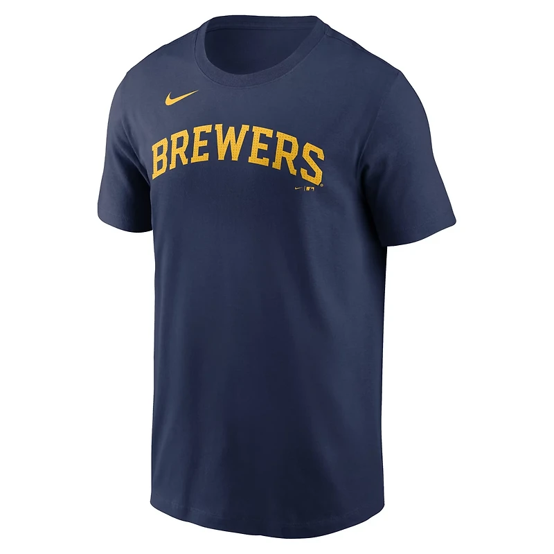 Nike Jacob Misiorowski Milwaukee Brewers Fuse Name Number T-Shirt