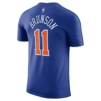 Nike Jalen Brunson New York Knicks Icon Edition Name  Number T-Shirt