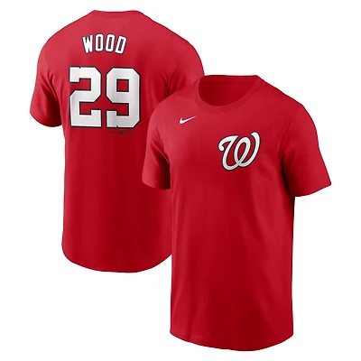 Nike James Wood Washington Nationals Fuse Name  Number T-Shirt