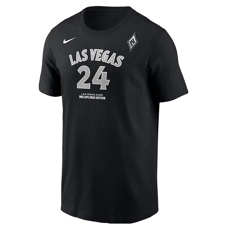 Nike Jewell Loyd Las Vegas Aces Explorer Edition Name  Number T-Shirt