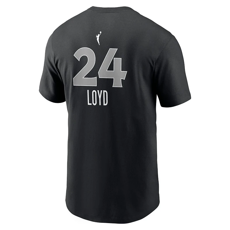 Nike Jewell Loyd Las Vegas Aces Explorer Edition Name  Number T-Shirt