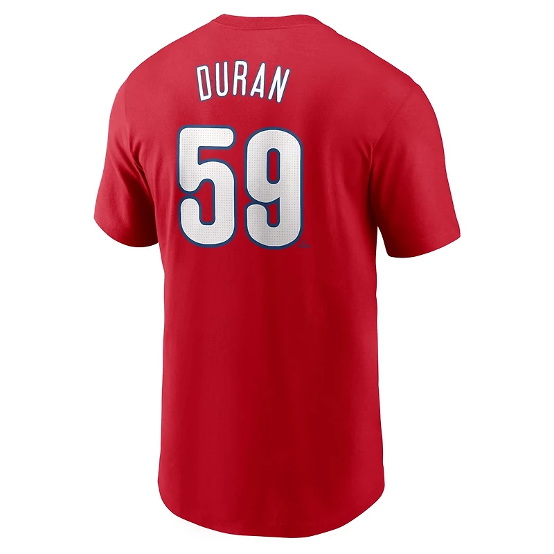 Nike Jhoan Duran Philadelphia Phillies Fuse Name Number T-Shirt
