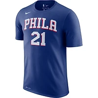 Nike Joel Embiid Philadelphia 76ers Player Name  Number Performance T-Shirt