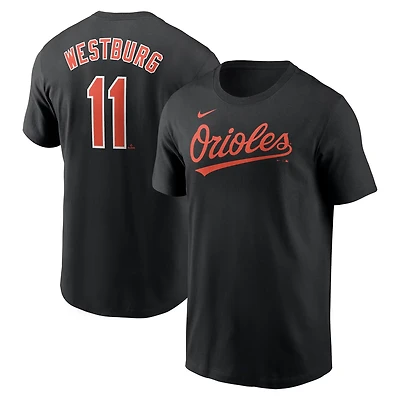 Nike Jordan Westburg Baltimore Orioles Fuse Name  Number T-Shirt